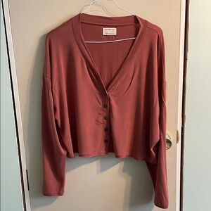 Jackson Rowe Swan Crop Cardigan S